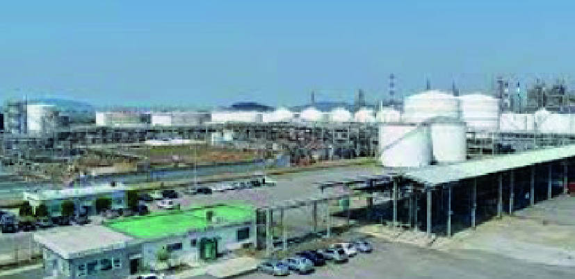 storage tank area